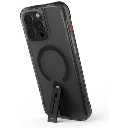 Etui Skinarma Helix do iPhone 16 Pro     Magnetic Charging 360 Rotating Stand czarny