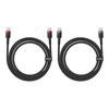BASEUS ZESTAW KABLI USB-C DO USB-C 100W 2 SZTUKI 1M DO SZYBKIEGO ŁADOWANIA