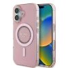 GUESS ETUI HARDCASE IML RHINESTONES DO MAGSAFE DO IPHONE 16 6.1 LUKSUSOWA
