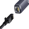 BASEUS ADAPTER USB DO RJ45 1000MBPS DO KOMPUTERA PC ŁĄCZE ETHERNET SZYBKOŚĆ