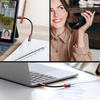 MCDODO ADAPTER USB-C MINI JACK 3,5MM PRZEJŚCIÓWKA KABEL AUX DO SAMSUNG DAC