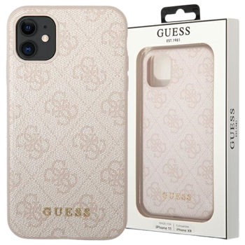 GUESS ETUI HARD CASE DO IPHONE 11 6,1 XR 4G CHARMS COLLECTION Z LOGO ZŁOTYM