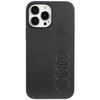 Etui Audi Synthetic Leather na iPhone 13 Pro Max 6.7" - czarne AU-TPUPCIP13PM-TT/D1-BK