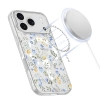 Etui Tech-Protect FlexAir MagSafe na iPhone 17 Pro Max- stokrotki z liśćmi