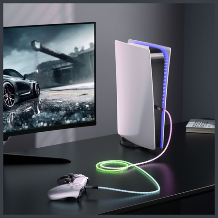 4SMARTS KABEL USB-C 60W 1.5M DO TELEFONÓW LAPTOPÓW PRZEWÓD SZYBKIE