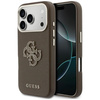 Etui Guess FW Resin Logo do iPhone 17 Pro brązowy