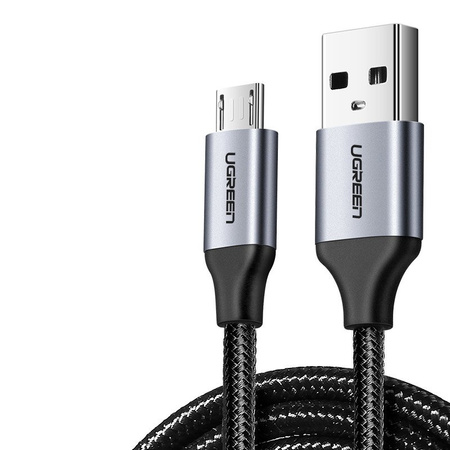 Ugreen kabel przewód USB - micro USB 1m szary (60146)