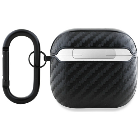 BMW ETUI DO AIRPODS 4 PU CARBON M COLLECTION Z OCHRONĄ PRZED ZARYSOWANIAMI