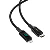 Acefast kabel MFI USB Typ C - Lightning 1,2m, 30W, 3A czarny (C6-01 Black)