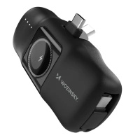 WOZINSKY MINI POWERBANK 5000MAH Z KABLEM USB-C DO APPLE WATCH 15W ŁADOWANIE