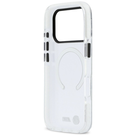Etui BMW M IML Shockproof Metal Logos    MagSafe do iPhone 17 Pro przezroczysty