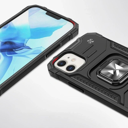WOZINSKY POKROWIEC RING ARMOR DO IPHONE 14 PLUS PANCERNY MAGNETYCZNY UCHWYT