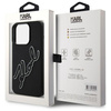 KARL LAGERFELD CASE HARDCASE 3D DO IPHONE 15 PRO MAX 6.7 RUBBER SIGNATURE
