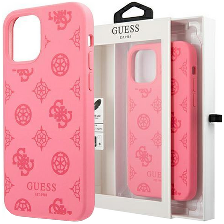 Guess GUHCP12LLSPEFU iPhone 12 Pro Max 6,7" fuksja/fuchsia hard case Peony Collection