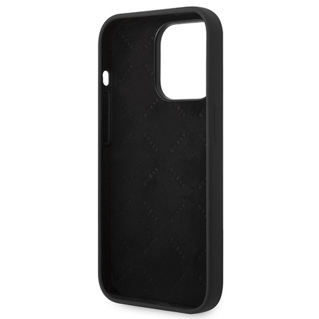 GUESS ETUI DO IPHONE 14 PRO MAX 6.7 HARDCASE SILICONE Z DESIGNEM TRIANGLE