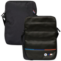 Torba Etui BMW BMTB10PUCARTCBK Tablet 10" - czarne Carbon&Nylon Tricolor