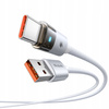 MCDODO KABEL USB-A USB-C SZYBKIE ŁADOWANIE USB TYP C 6A 100W 1M LED BIAŁY