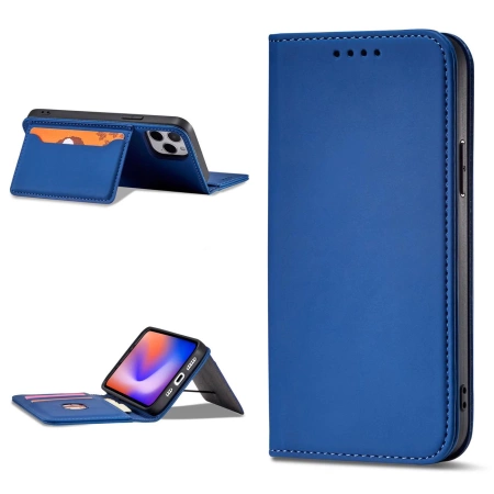 HURTEL MAGNETYCZNE ETUI DO IPHONE 12 PRO MAX POKROWIEC Z KIESZENIĄ NA KARTY