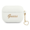 Guess GUAPLSCHSH AirPods Pro cover biały/white Silicone Charm Heart Collection