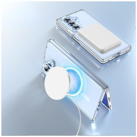 Etui Beline Clear MagSafe do Samsung     Galaxy Z Fold7 przezroczysty