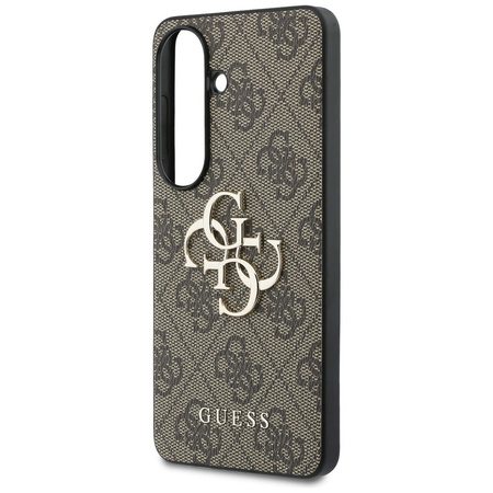Etui Guess 4G Big Metal Logo do Samsung  Galaxy S26 Plus brązowy