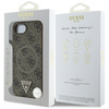 GUESS ETUI 4G RING TRIANGLE LOGO DO MAGSAFE DO IPHONE 16E OCHRONA TELEFONU