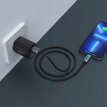 PALPRO KABEL USB-A LIGHTNING SZYBKIE ŁADOWANIE DO APPLE IPHONE 12 13 14 1M