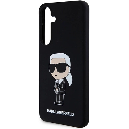Etui Karl Lagerfeld Silicone Ikonik na Samsung Galaxy S24+ - czarne