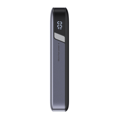 Powerbank UGREEN PB527 10000mAh 30W z kablem USB-C (szary)