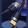 Baseus Cafule kabel przewód HDMI 2.0 4K 60 Hz 3D 18 Gbps 3 m czarny (CADKLF-G01)