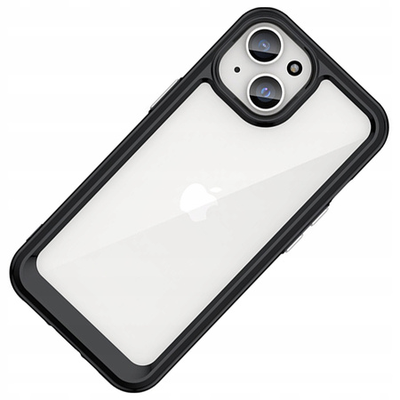 HURTEL ETUI WZMOCNIONE DO IPHONE 15 PLUS OUTER SPACE Z ELASTYCZNĄ RAMKĄ