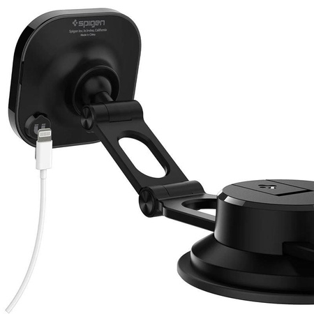 SPIGEN ITS35-3 ONETAP MAGNETIC MAGSAFE WINDSHIELD & DASHBOARD CAR MOUNT BLACK