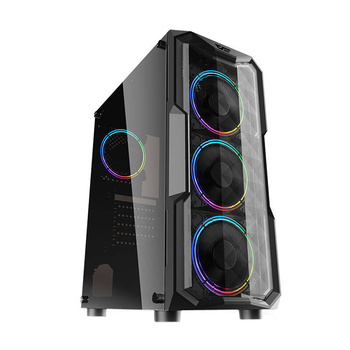 DARKFLASH OBUDOWA KOMPUTEROWA AQUARIUS ACRYLIC DO PC ATX Z BOKIEM Z ACRYLU
