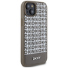 DKNY CASE HARDCASE DO IPHONE 15 14 13 6.1 DO MAGSAFE SKÓRZANE Z LOGO