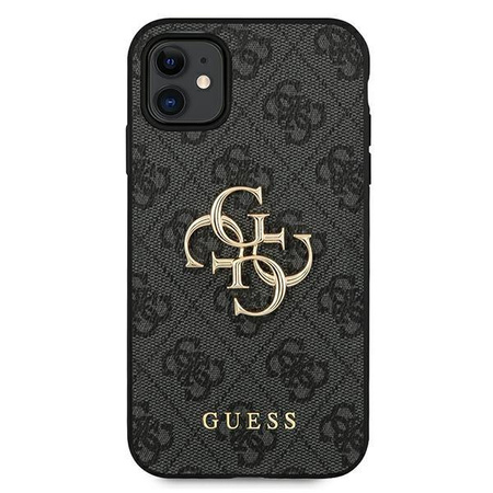 Guess GUHCN614GMGGR iPhone 11 6,1" / Xr szary/grey hardcase 4G Big Metal Logo
