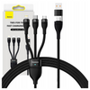 BASEUS KABEL USB 3W1 PRZEWÓD DO TELEFON TABLET IPHONE USB-C MICRO USB 100W