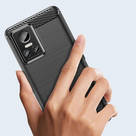 HURTEL ETUI CARBON CASE DO REALME GT NEO 3 SILIKONOWY POKROWIEC ELASTYCZNY