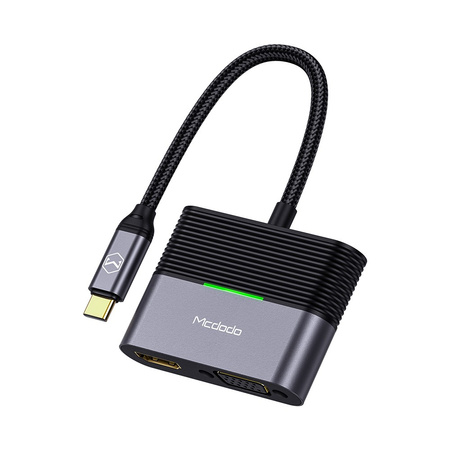 Mcdodo Phone adapter USB-C to VGA + HDMI 4K HU-7720