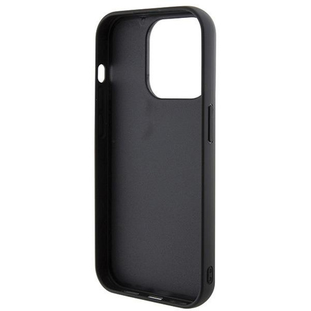 Etui Guess Disco Metal Script na iPhone 15 Pro - czarne