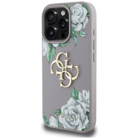 GUESS ETUI POKROWIEC DO IPHONE 16 PRO MAX WYSOKOGATUNKOWY MATERIAŁ 4G LOGO