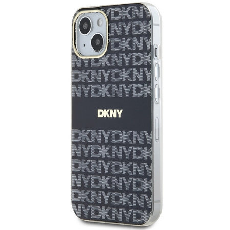 DKNY ETUI HARDCASE DO IPHONE 14 15 13 6.1 IML MONO STRIPE DO MAGSAFE