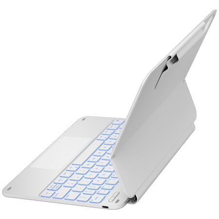 Etui Typecase Edge z klawiaturą do iPad Air 11" 2024/2025 biały