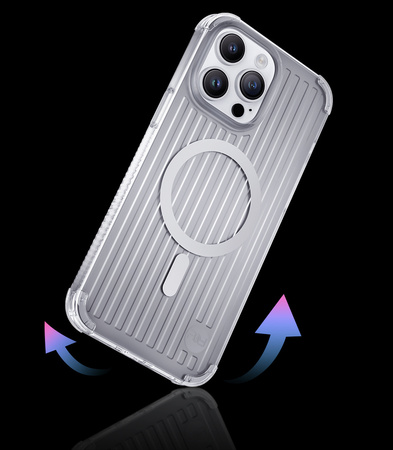 Kingxbar PQY Go Out Series magnetyczne etui iPhone 14 MagSafe czarne