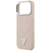 Etui Guess Triangle Logo MagSafe do      iPhone 17 Pro Max różowy