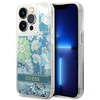 Guess GUHCP14LLFLSN iPhone 14 Pro 6,1" zielony/green hardcase Flower Liquid Glitter