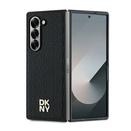 DKNY ETUI HARDCASE DO SAMSUNG Z FOLD6 F956 REPEAT PATTERN STACK LOGO
