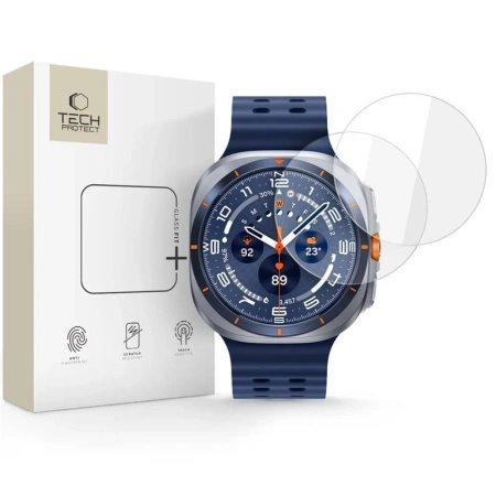 TECH-PROTECT SZKŁO HARTOWANE GLASS FIT+ 2-PACK DO SAMSUNG GALAXY WATCH