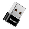 Baseus adapter przejściówka ze złącza USB Type-C na USB czarny (CAAOTG-01)