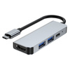 TECH-PROTECT HUB ADAPTER 4IN1 DO LAPTOPA USB-C Z WYJŚCIEM HDMI I ZASILANIEM