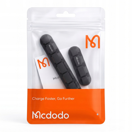 MCDODO ORGANIZER NA KABLE 2X SAMOPRZYLEPNY UCHWYT NA BIURKO DO SAMOCHODU